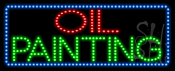 Oil Painting Animated LED Sign