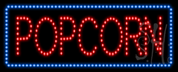 Popcorn Animated LED Sign