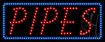 Pipes Animated LED Sign
