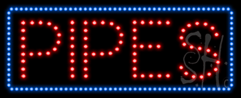 Pipes Animated LED Sign