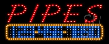 Pipes Animated LED Sign