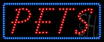 Pets Animated LED Sign