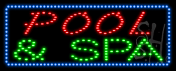 Pool and Spa Animated LED Sign