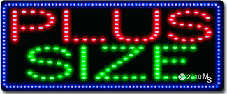 Plus Size Animated LED Sign