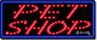Pet Shop Animated LED Sign