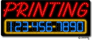 Printing Animated LED Sign