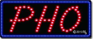 Pho Animated LED Sign