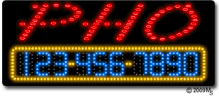 Pho Animated LED Sign