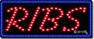 Ribs Animated LED Sign
