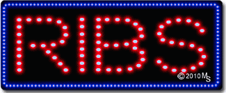 Ribs Animated LED Sign