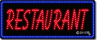 Restaurant Animated LED Sign