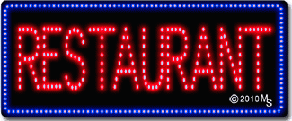 Restaurant Animated LED Sign