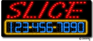 Slice Animated LED Sign