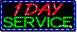 1 Day Service Animated LED Sign