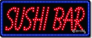 Sushi Bar Animated LED Sign