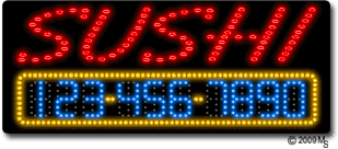 Sushi Animated LED Sign