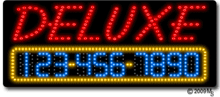 Deluxe Spa Pedicure Animated LED Sign