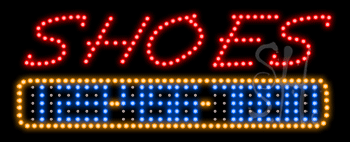 Shoes Animated LED Sign