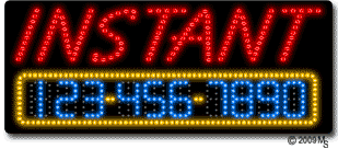 Instant Sr-22 Animated LED Sign
