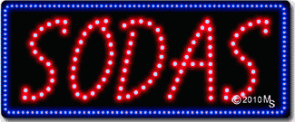 Sodas Animated LED Sign