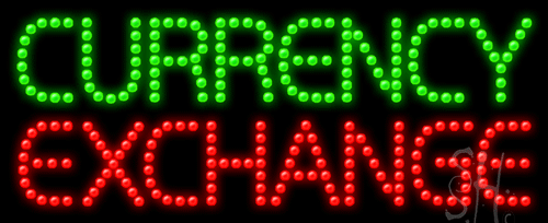 Currency Exchange LED Sign