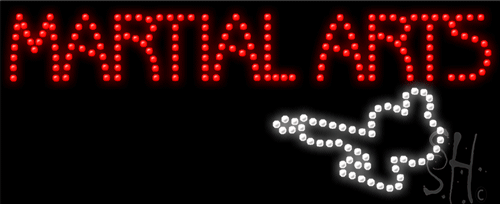 Martial Arts LED Sign