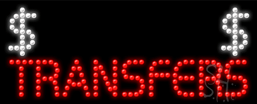 Money Transfers LED Sign