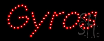 Gyros LED Sign