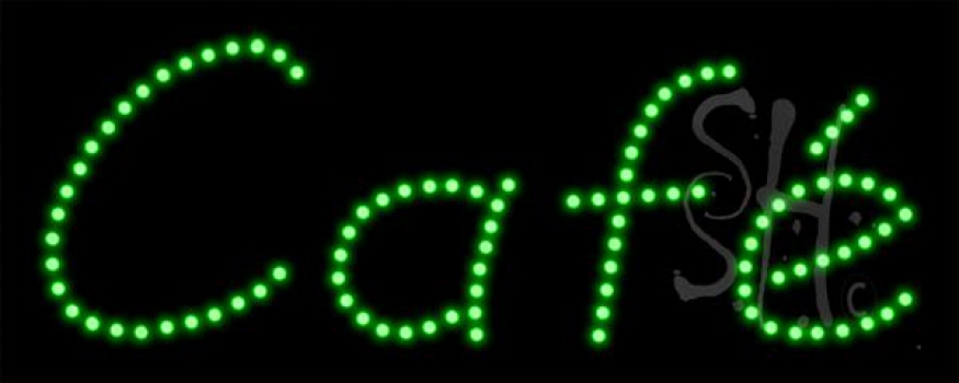 Cafe LED Sign