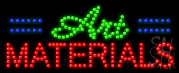 Art Materials Animated Led Sign
