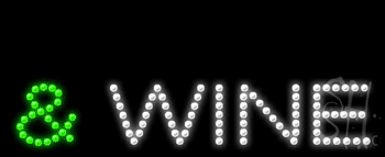 Beer And Wine Animated Led Sign