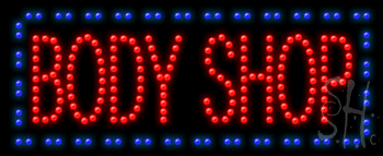 Body Shop Animated Led Sign