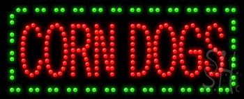 Corn Dogs Animated Led Sign