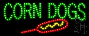 Corn Dogs Animated Led Sign