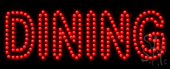 Dining Animated Led Sign