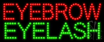 Eyebrow Eyelash Animated Led Sign