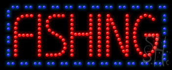 Fishing Animated Led Sign