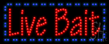 Live Bait Animated Led Sign