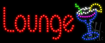 Lounge Animated Led Sign