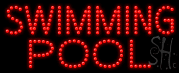Swimming Pool Animated Led Sign