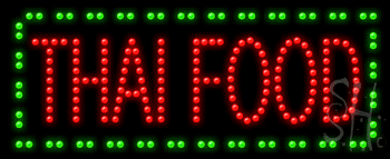 Thai Food Animated Led Sign