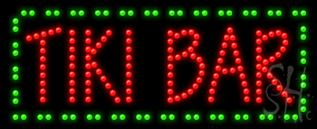 Tiki Bar Animated Led Sign
