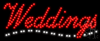 Weddings Animated Led Sign