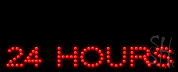 Atm 24 Hours Animated Led Sign