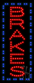 Brakes Animated Led Sign