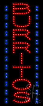 Burritos Animated Led Sign