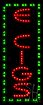 E Cigs Animated Led Sign