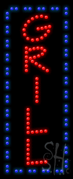 Grill Animated Led Sign