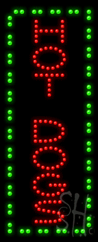 Hot Dogs Animated Led Sign