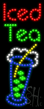 Iced Tea Animated Led Sign